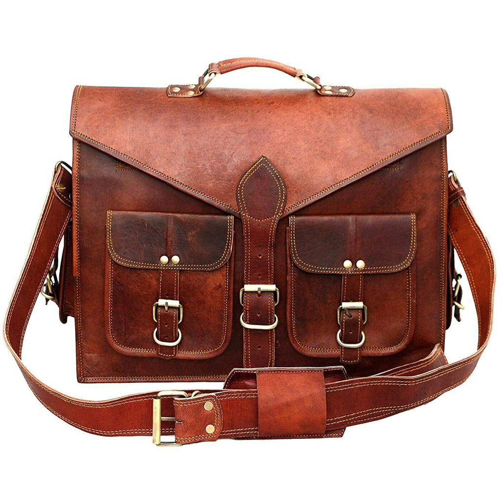 Vintage Handmade Leather Briefcase Brooklyn Leather Bags Sam s Buffalo